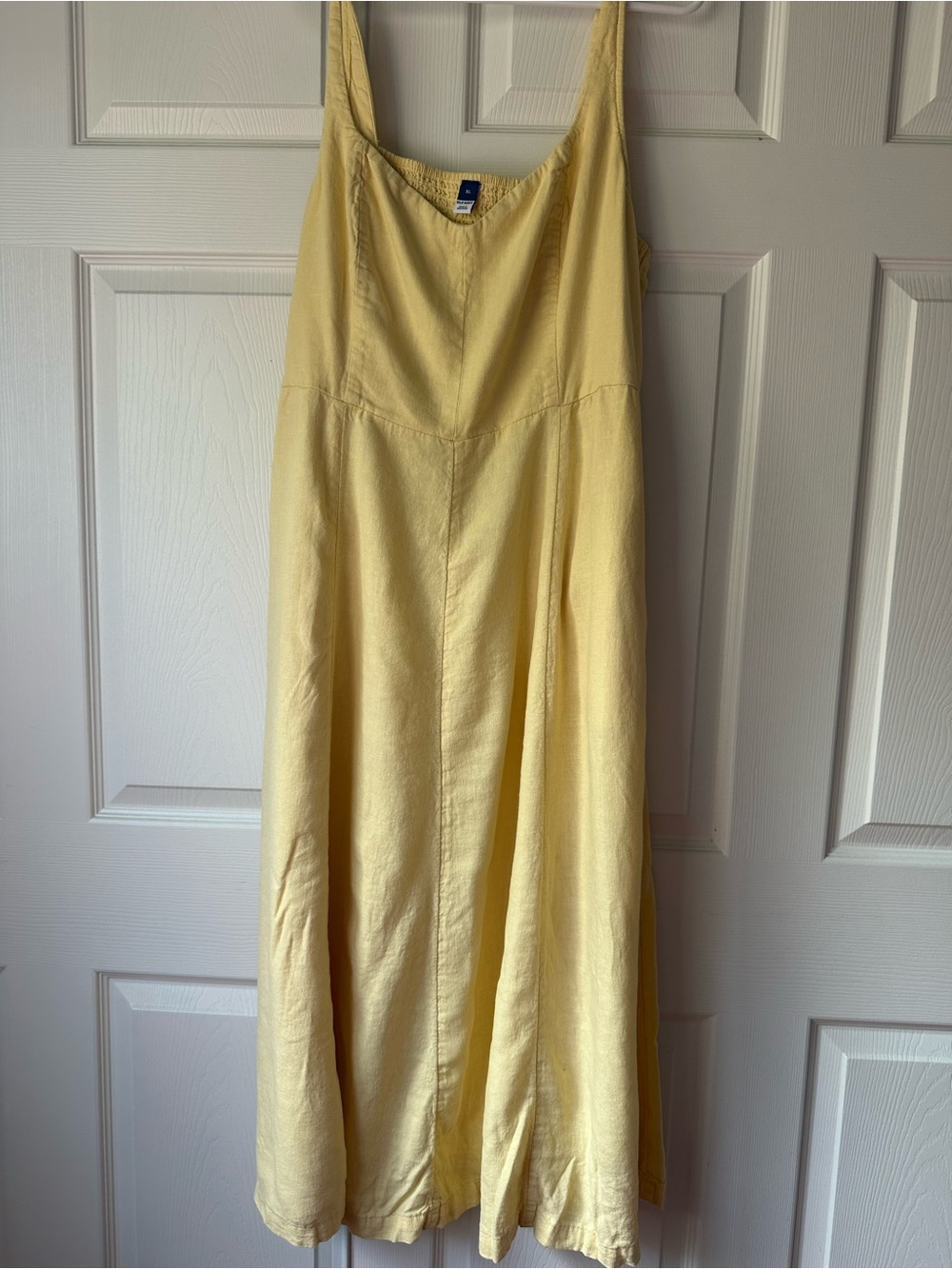 Old Navy Pale Yellow Maxi Sundress